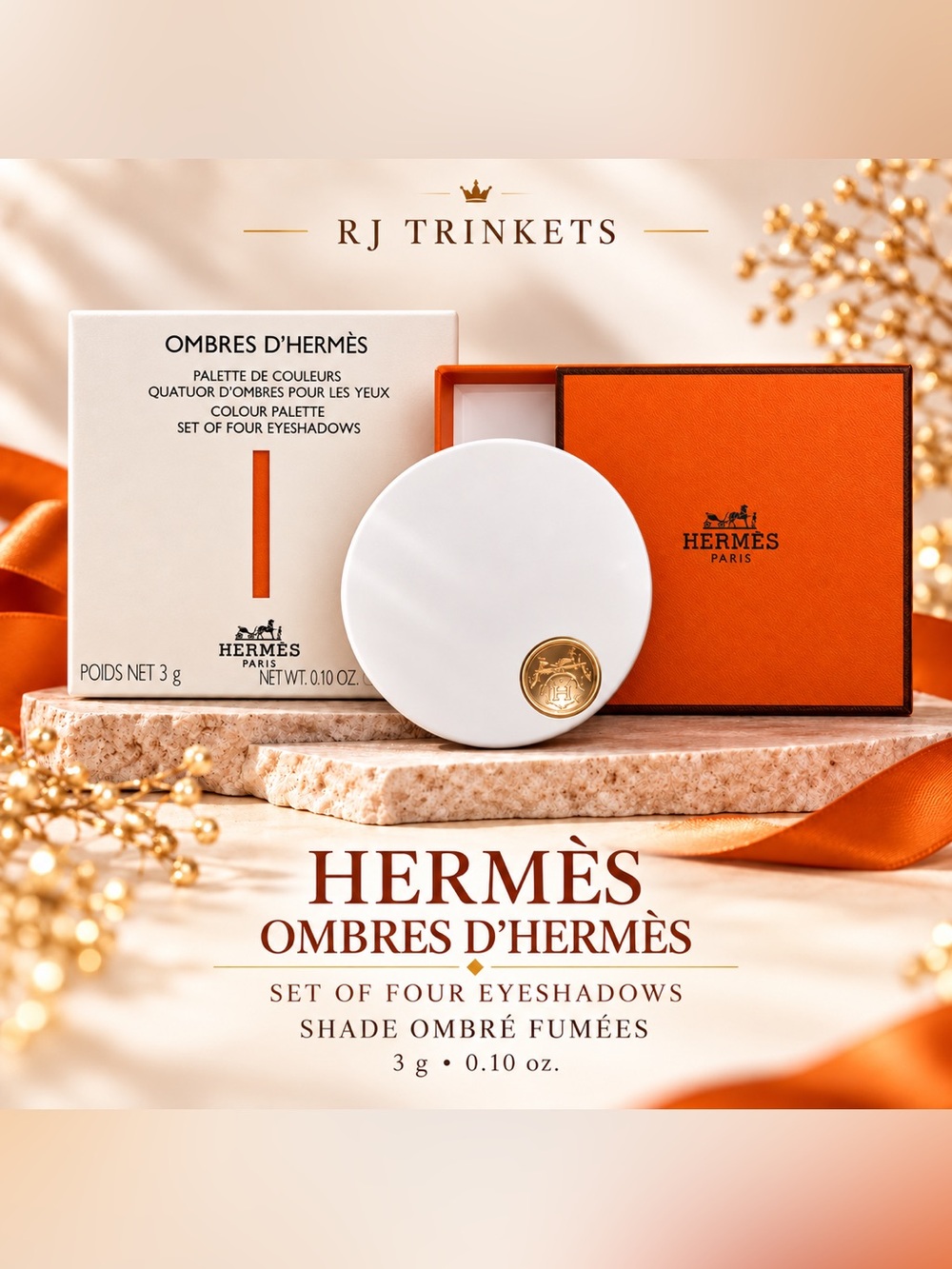 Hermes Ombres d Hermes eyeshadow palette - ombré fumees